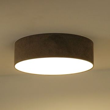 Duolla - LED Stropna svjetiljka CORTINA LED/26W/230V pr. 30 cm 4000K smeđa