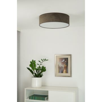 Duolla - LED Stropna svjetiljka CORTINA LED/26W/230V pr. 30 cm 4000K smeđa