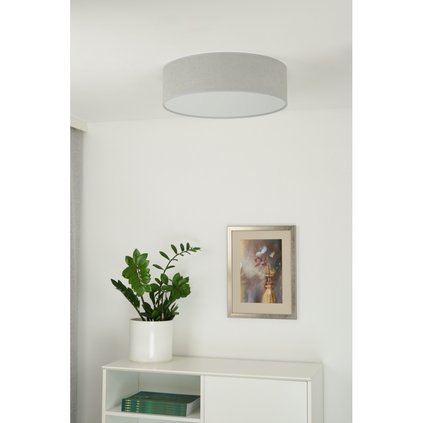 Duolla - LED Stropna svjetiljka CORTINA LED/26W/230V pr. 30 cm siva