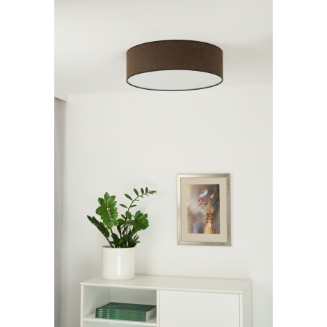 Duolla - LED Stropna svjetiljka CORTINA LED/26W/230V pr. 30 cm smeđa