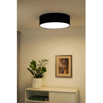 Duolla - LED Stropna svjetiljka CORTINA LED/26W/230V pr. 45 cm 4000K crna