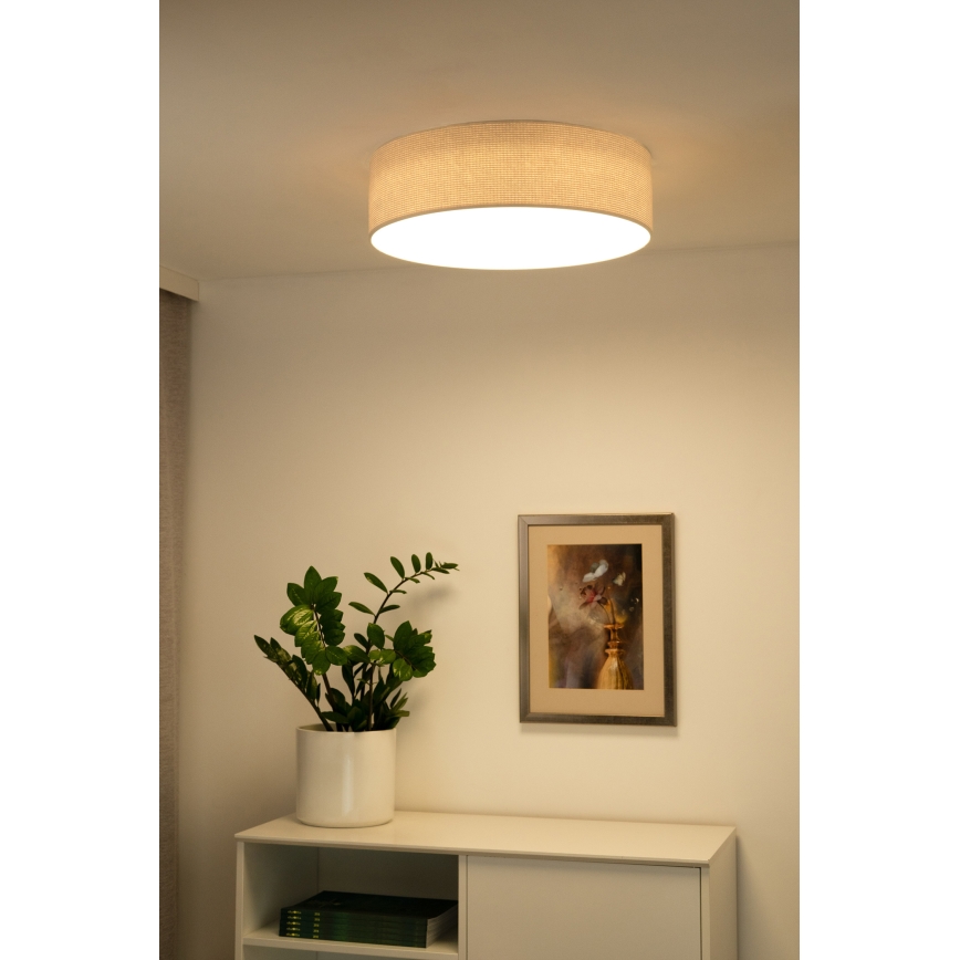 Duolla - LED Stropna svjetiljka CORTINA LED/26W/230V pr. 45 cm 4000K krem