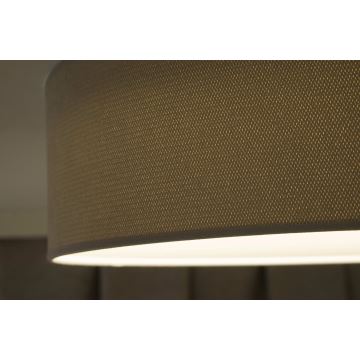 Duolla - LED Stropna svjetiljka CORTINA LED/26W/230V pr. 45 cm 4000K siva