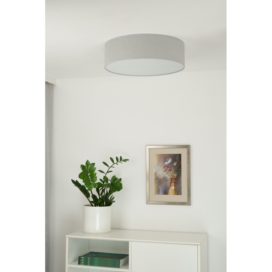 Duolla - LED Stropna svjetiljka CORTINA LED/26W/230V pr. 45 cm 4000K siva