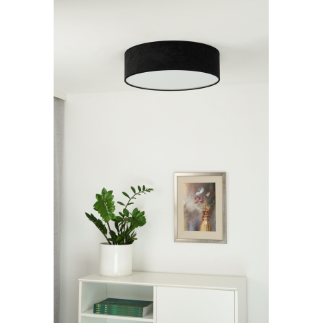 Duolla - LED Stropna svjetiljka CORTINA LED/26W/230V pr. 45 cm crna