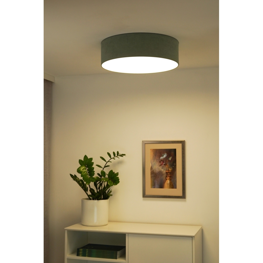 Duolla - LED Stropna svjetiljka CORTINA LED/26W/230V pr. 45 cm tirkizna