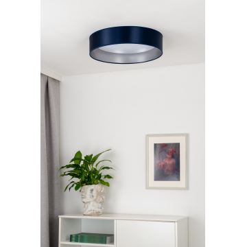 Duolla - LED Stropna svjetiljka ROLLER LED/24W/230V plava/srebrna