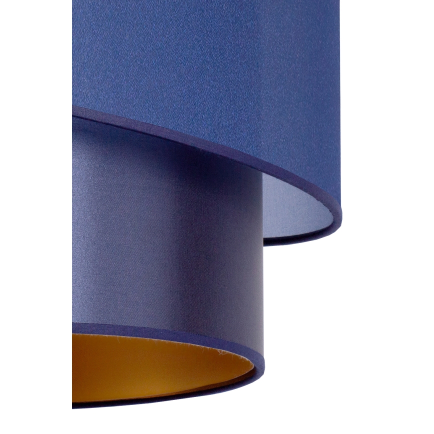 Duolla - Luster na sajli PARIS 1xE27/15W/230V pr. 40 cm plava/zlatna