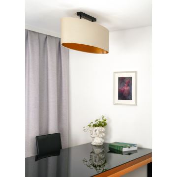 Duolla - Nadgradni luster OVAL VEGAN 2xE27/15W/230V krem