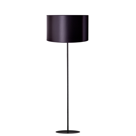 Duolla - Podna lampa CANNES 1xE27/15W/230V 45 cm crna/bakrena