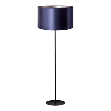 Duolla - Podna lampa CANNES 1xE27/15W/230V 45 cm ljubičasta/srebrna/crna