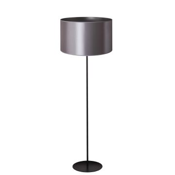 Duolla - Podna lampa CANNES 1xE27/15W/230V 45 cm srebrna/crna