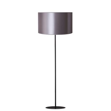 Duolla - Podna lampa CANNES 1xE27/15W/230V 45 cm srebrna/crna