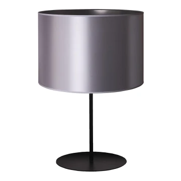 Duolla - Stolna lampa CANNES 1xE14/15W/230V 20 cm srebrna/crna