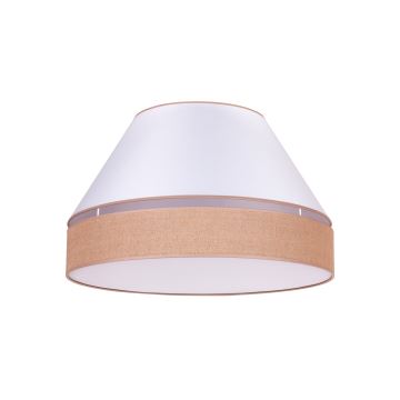 Duolla - Stropna svjetiljka AVIGNON 3xE27/15W/230V pr. 60 cm bijela/smeđa