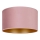 Duolla - Stropna svjetiljka ROLLER 1xE27/15W/230V pr. 40 cm ružičasta/zlatna