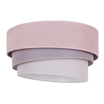 Duolla - Stropna svjetiljka TRIO 1xE27/15W/230V pr. 45 cm ružičasta/siva/bijela