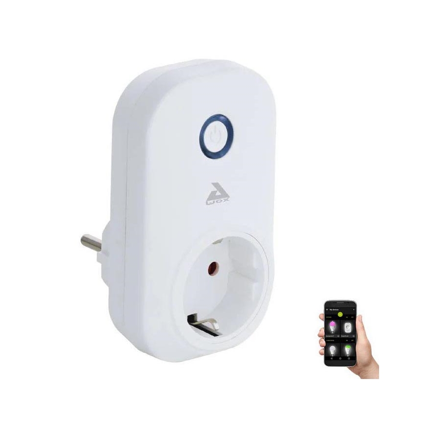 Eglo 33238 - Pametna utičnica Connect plug PLUS 2300W Wi-Fi