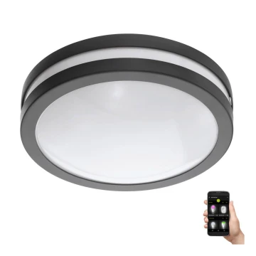 Eglo 33571 - LED Prigušiva svjetiljka za kupaonicu LOCANA-C LED/14W/230V IP44 crna