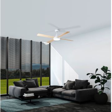 Eglo - LED Stropni ventilator LED/20W/230V 3000/4000/5000K + daljinski upravljač bijela