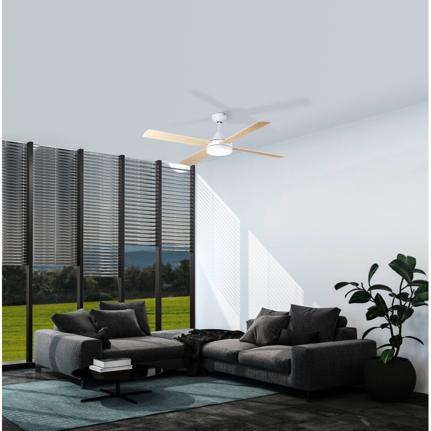 Eglo - LED Stropni ventilator LED/20W/230V 3000/4000/5000K + daljinski upravljač bijela