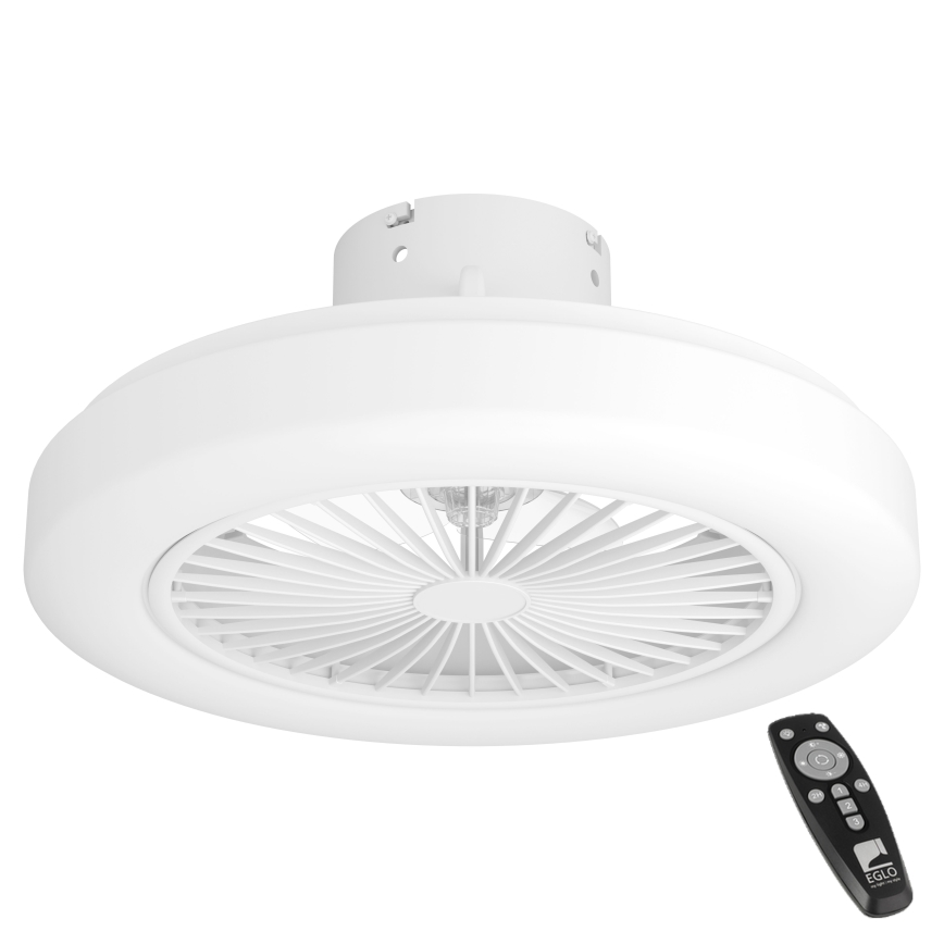 Eglo - LED Prigušivi stropni ventilator LED/25,5W/230V bijela 2700-6500K + daljinski upravljač