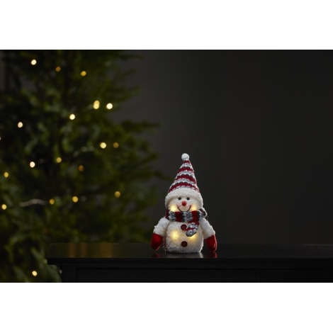 Eglo - LED Božićna dekoracija 4xLED/0,06W/3xAAA snjegović