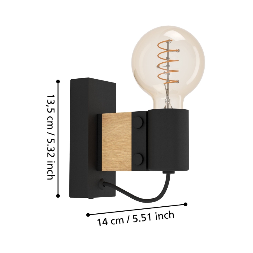 Eglo - Zidna svjetiljka 1xE27/40W/230V