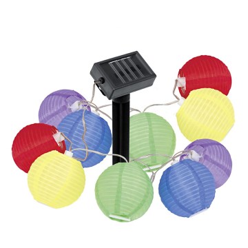 EGLO 47339 - Solarna vrtna svjetiljka baloni 10xLED/0,075W IP44