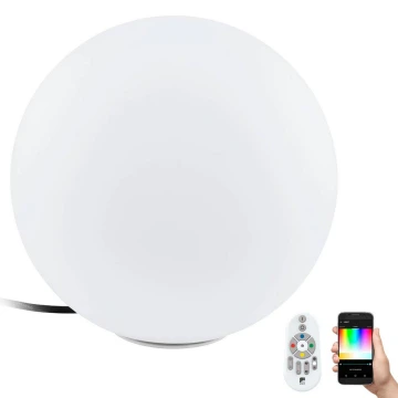 Eglo 55784 - LED RGBW Vanjska svjetiljka MONTEROLO-C 1xE27/9W/230V IP65 pr. 39 cm + daljinski upravljač