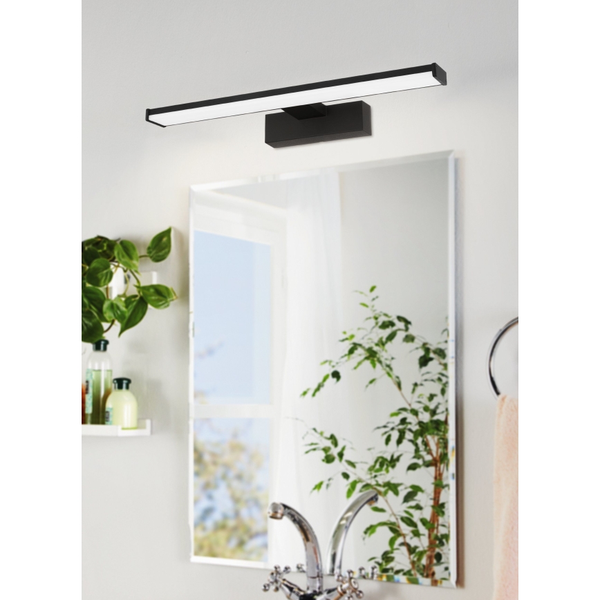 Eglo 74061 - LED Rasvjeta za ogledalo u kupaonici GALENZANA LED/7,4W/230V 4000K 40 cm IP44 crna