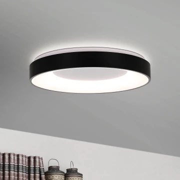 Eglo 75661 - LED Prigušiva stropna svjetiljka JUTIO 4xLED/8,1W/230V crna + daljinski upravljač