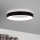 Eglo 75661 - LED Prigušiva stropna svjetiljka JUTIO 4xLED/8,1W/230V crna + daljinski upravljač