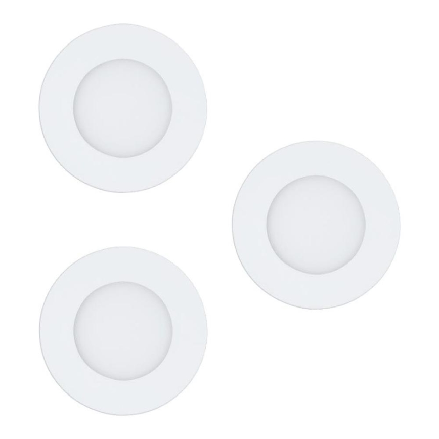 Eglo 78195 - SET 3x LED Ugradbena svjetiljka FUEVA LED/2,7W/230V