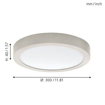 Eglo 78697 - LED Stropna svjetiljka FUEVA LED/24W/230V