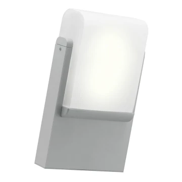 EGLO 89576 - Vanjska zidna svjetiljka CARACAS 1xE27/22W/230V srebrna IP44