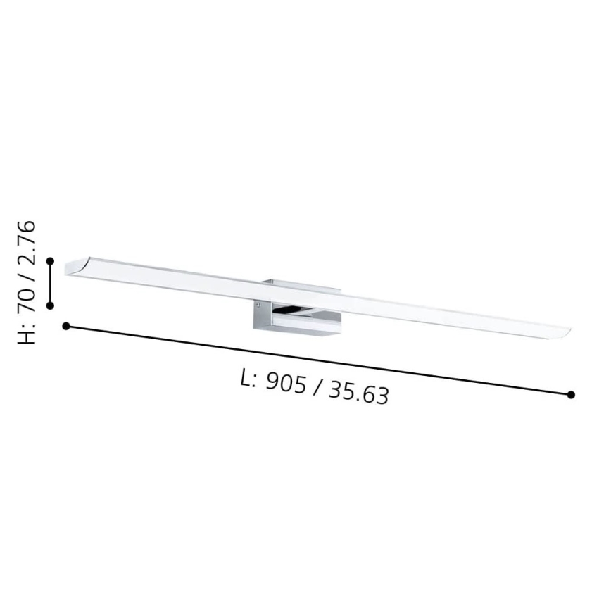 Eglo - LED RGBW Prigušiva rasvjeta za ogledalo u kupaonici 21,5W/230V IP44 ZigBee