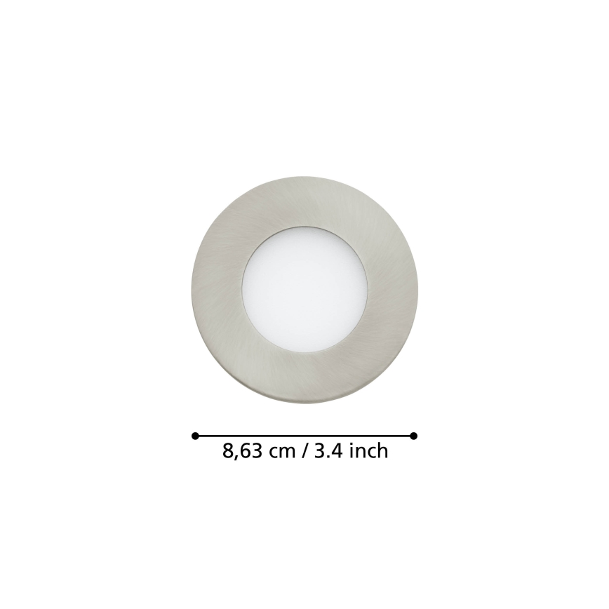 Eglo - ET 3x LED Prigušiva svjetiljka za kupaonicu FUEVA-Z  LED/2,8W/230V IP44