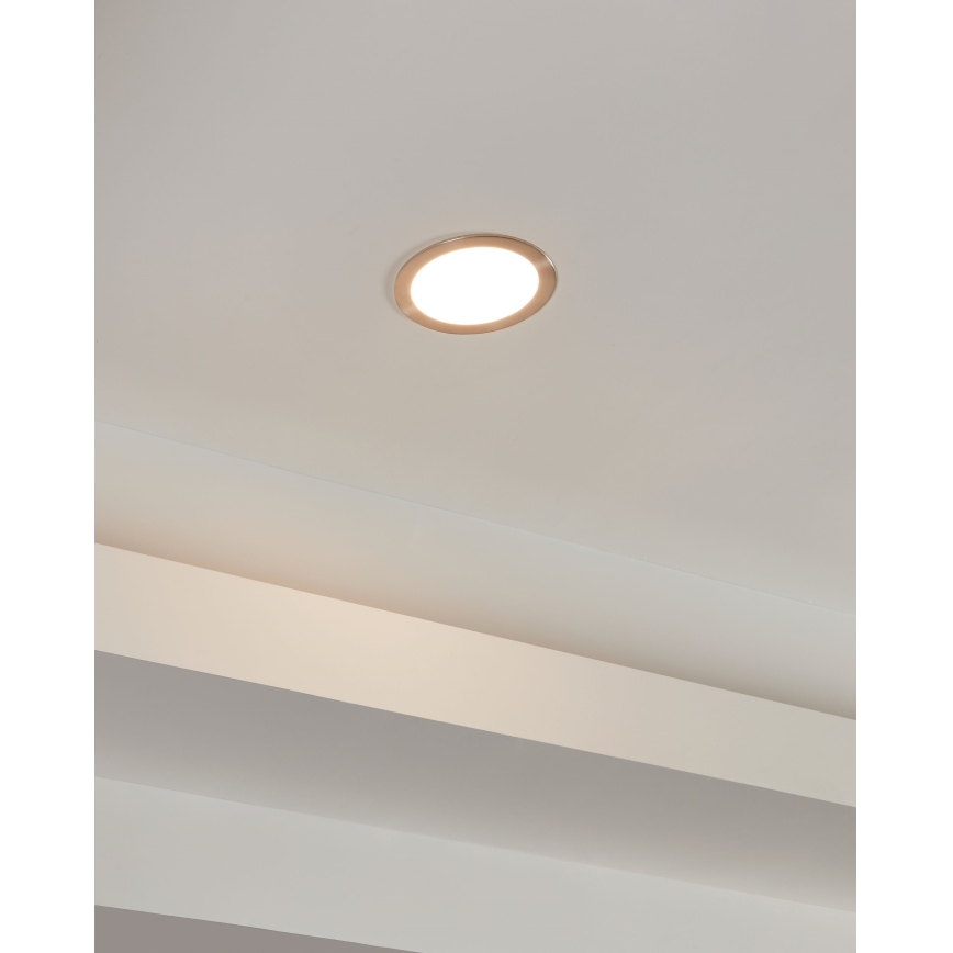 Eglo - LED Prigušiva ugradbena svjetiljka za kupaonicu LED/10,5W/230V IP44 ZigBee