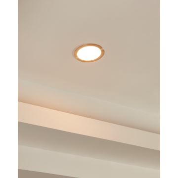 Eglo - LED Prigušiva ugradbena svjetiljka za kupaonicu LED/10,5W/230V IP44 ZigBee