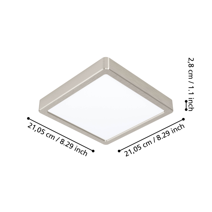 Eglo - LED Prigušiva svjetiljka za kupaonicu LED/16,5W/230V IP44 ZigBee