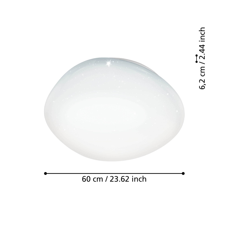 Eglo - LED RGBW Prigušiva stropna svjetiljka LED/33W/230V ZigBee