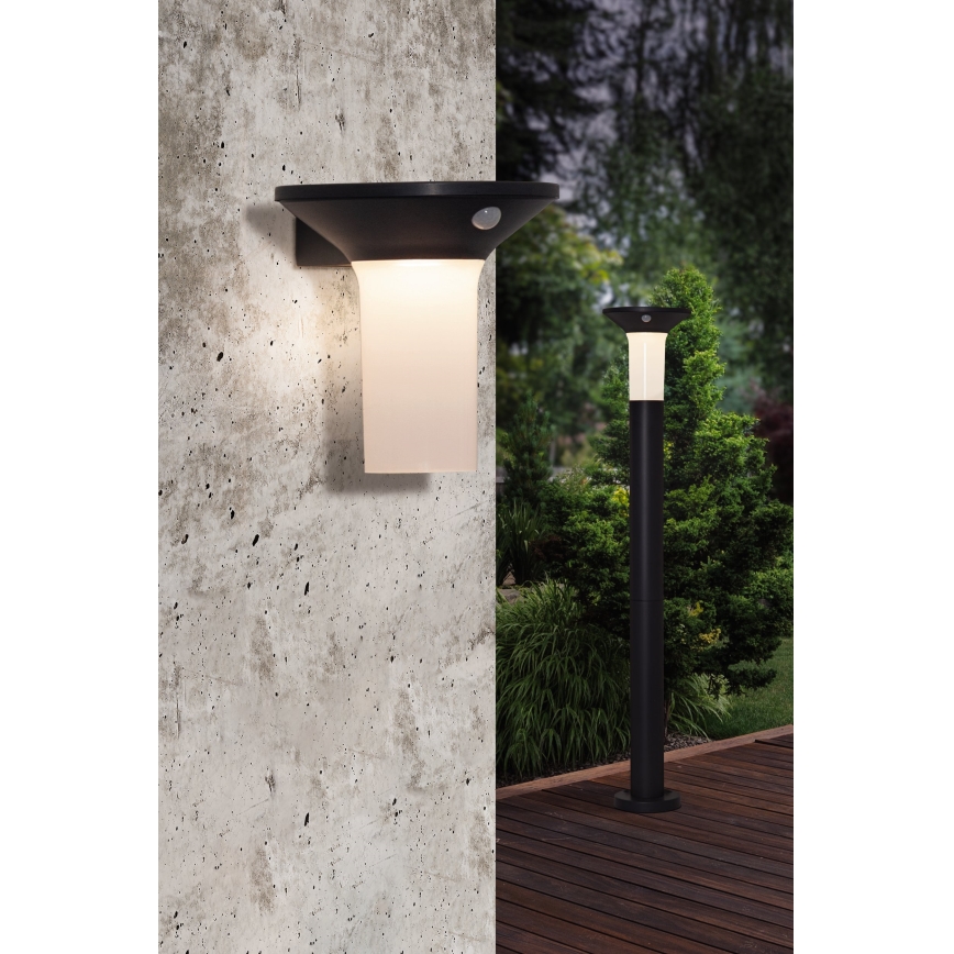 Eglo - LED Vanjska solarna lampa sa senzorom 6xLED/0,03W/3,7V IP44