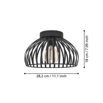 Eglo - Stropna svjetiljka 1xE27/40W/230V pr. 28 cm
