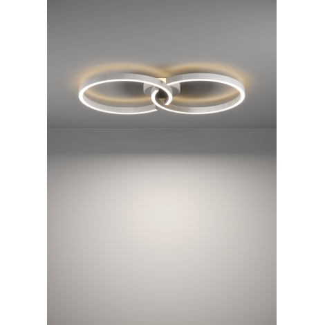 Eglo 900954 - LED RGBW Prigušiva stropna svjetiljka LED/19,5W/230V 2700-6500K bijela + daljinski upravljač