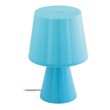 Eglo 96909 - Stolna lampa MONTALBO 1xE14/40W/230V plava