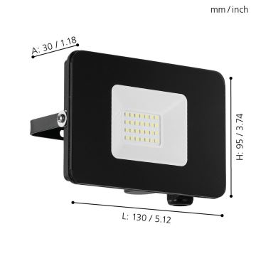 Eglo - LED Reflektor LED/20W/230V IP65