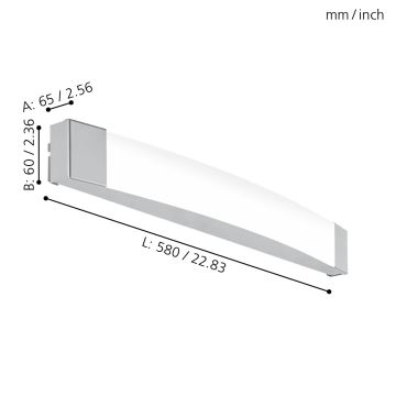 Eglo - LED Kupaonska zrcalna svjetiljka LED/16W/230V IP44