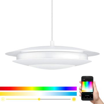 Eglo - LED RGB Prigušivi luster na sajli MONEVA-C LED/18W/230V