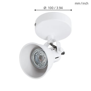 Eglo - LED Zidna svjetiljka 1xGU10/3,3W/230V